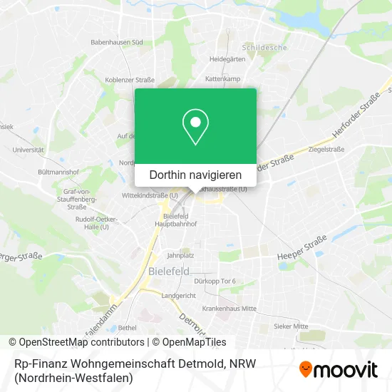 Rp-Finanz Wohngemeinschaft Detmold Karte