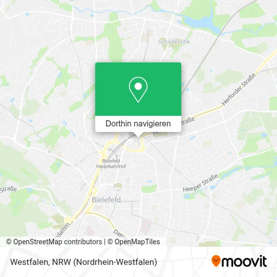 Westfalen Karte