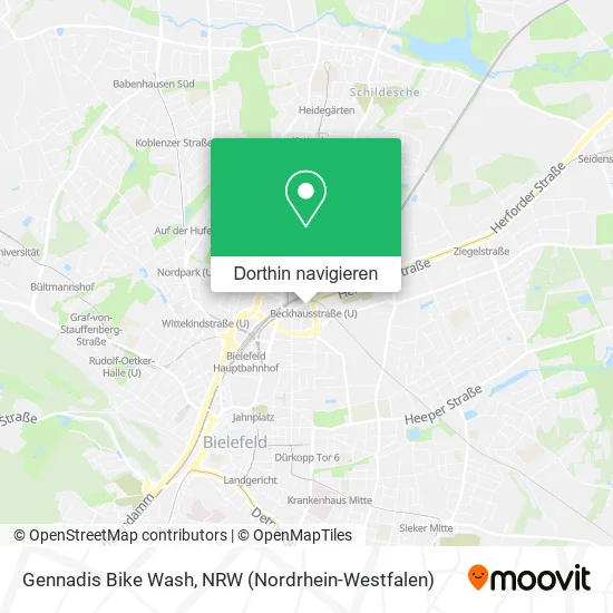 Gennadis Bike Wash Karte