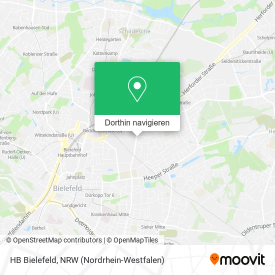 HB Bielefeld Karte