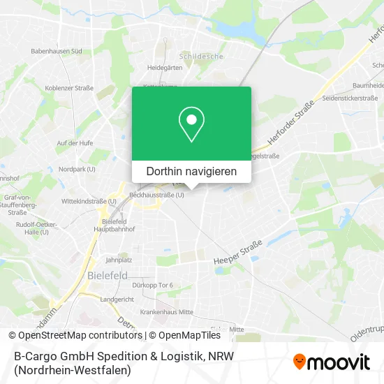 B-Cargo GmbH Spedition & Logistik Karte