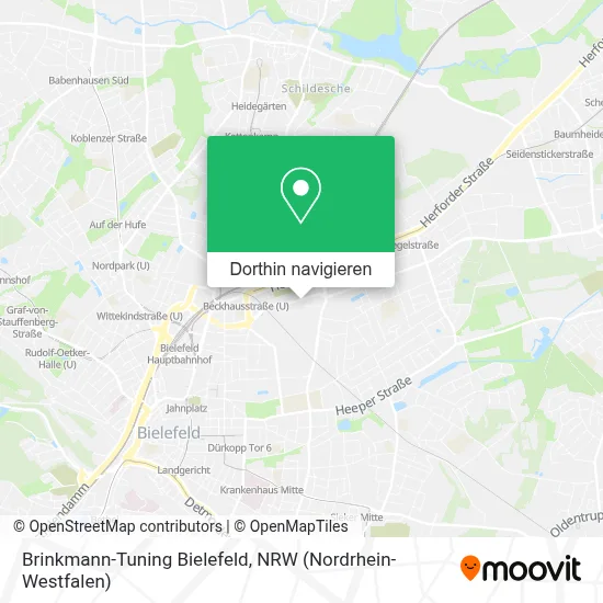 Brinkmann-Tuning Bielefeld Karte
