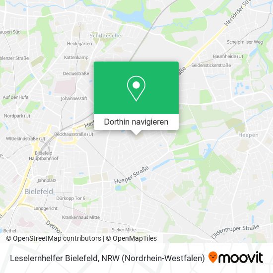 Leselernhelfer Bielefeld Karte