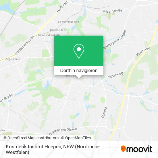 Kosmetik Institut Heepen Karte