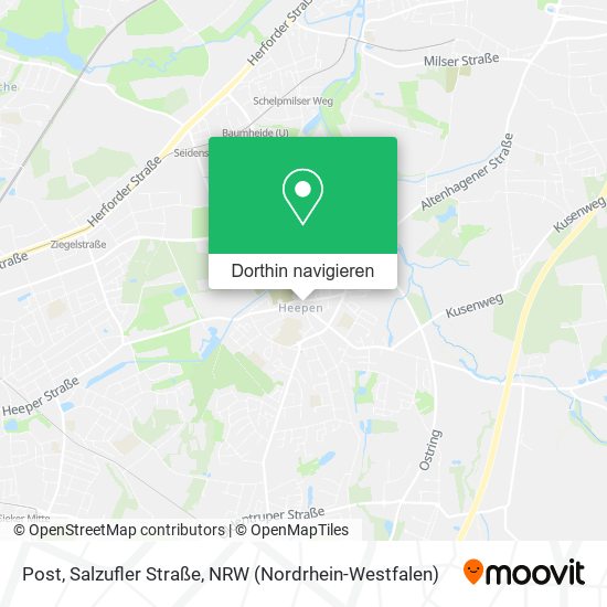 Post, Salzufler Straße Karte