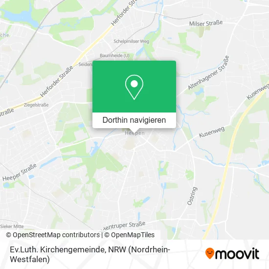 Ev.Luth. Kirchengemeinde Karte