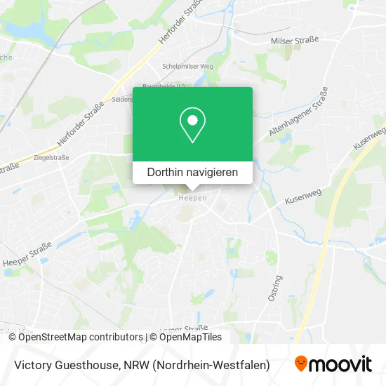 Victory Guesthouse Karte