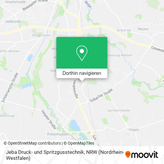 Jeba Druck- und Spritzgusstechnik Karte
