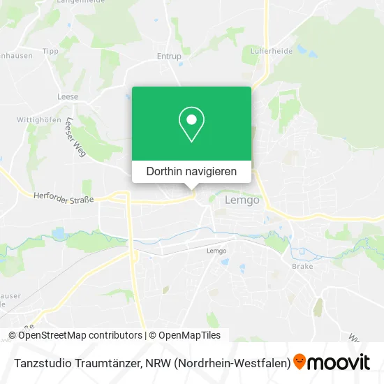 Tanzstudio Traumtänzer Karte