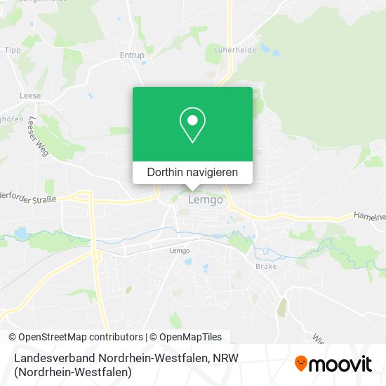 Landesverband Nordrhein-Westfalen Karte