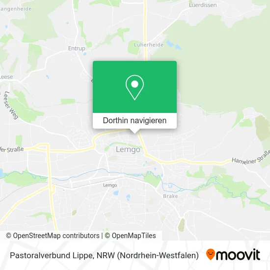 Pastoralverbund Lippe Karte