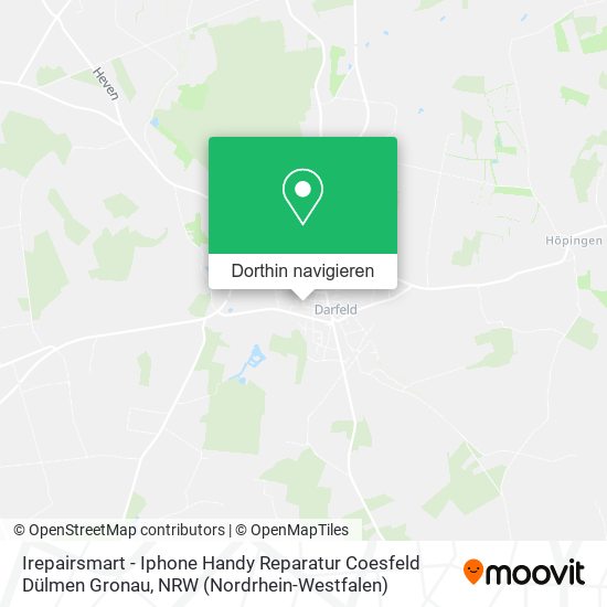 Irepairsmart - Iphone Handy Reparatur Coesfeld Dülmen Gronau Karte
