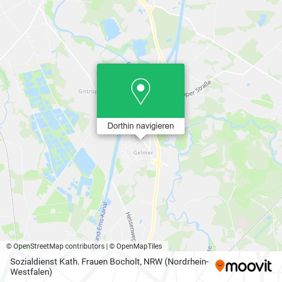 Sozialdienst Kath. Frauen Bocholt Karte