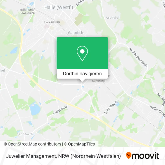 Juwelier Management Karte