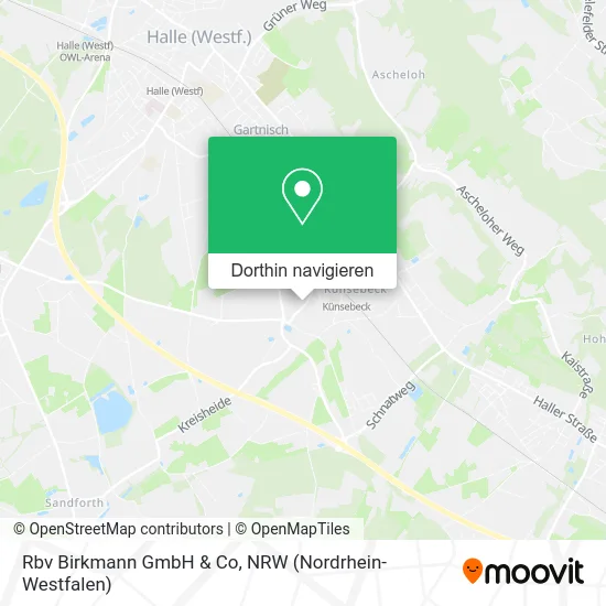 Rbv Birkmann GmbH & Co Karte