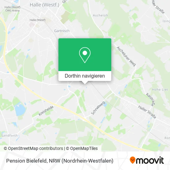 Pension Bielefeld Karte