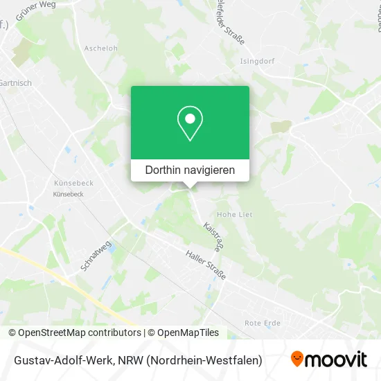 Gustav-Adolf-Werk Karte