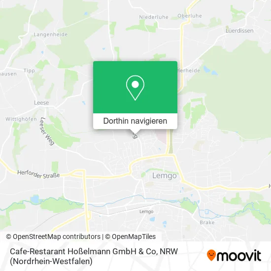 Cafe-Restarant Hoßelmann GmbH & Co Karte