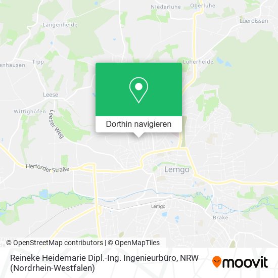 Reineke Heidemarie Dipl.-Ing. Ingenieurbüro Karte