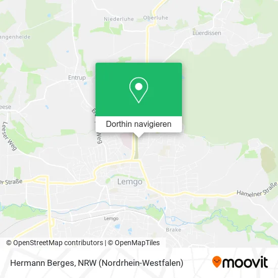 Hermann Berges Karte