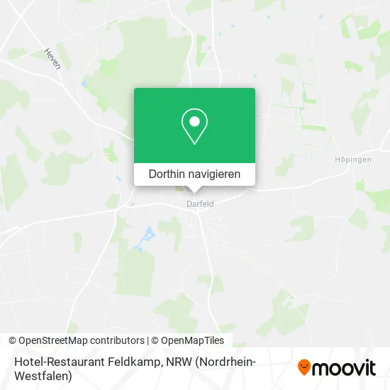 Hotel-Restaurant Feldkamp Karte