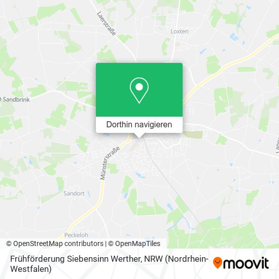 Frühförderung Siebensinn Werther Karte