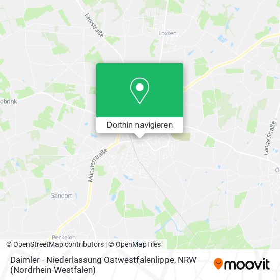 Daimler - Niederlassung Ostwestfalenlippe Karte