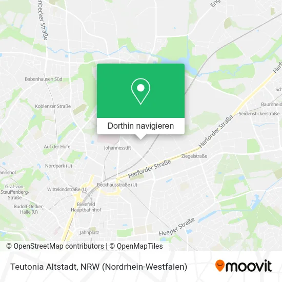 Teutonia Altstadt Karte