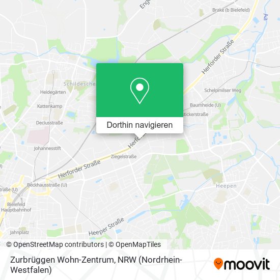 Zurbrüggen Wohn-Zentrum Karte