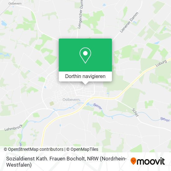 Sozialdienst Kath. Frauen Bocholt Karte