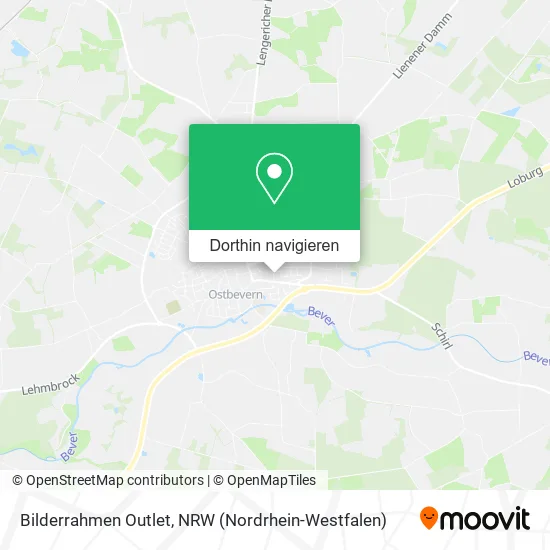 Bilderrahmen Outlet Karte