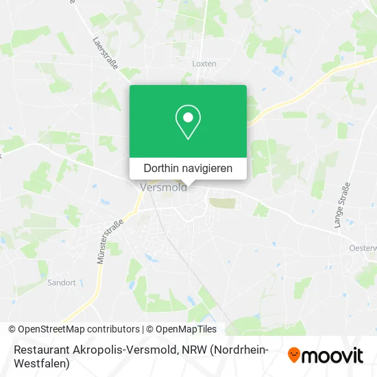 Restaurant Akropolis-Versmold Karte