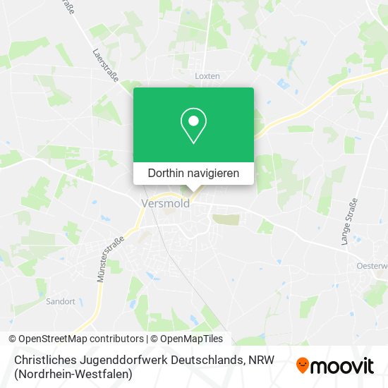 Christliches Jugenddorfwerk Deutschlands Karte