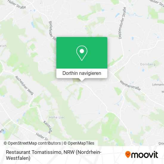 Restaurant Tomatissimo Karte