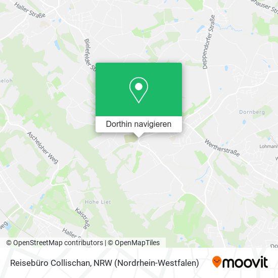 Reisebüro Collischan Karte
