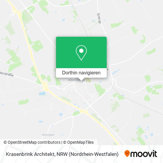 Krasenbrink Architekt Karte