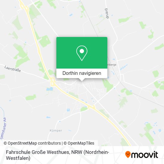 Fahrschule Große Westhues Karte