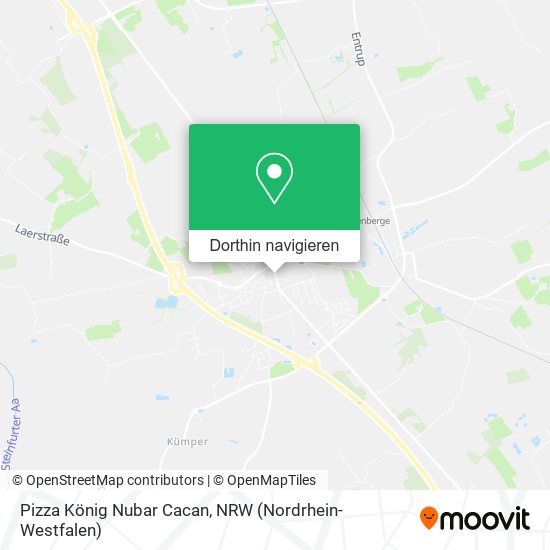 Pizza König Nubar Cacan Karte