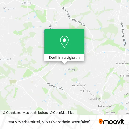 Creativ Werbemittel Karte