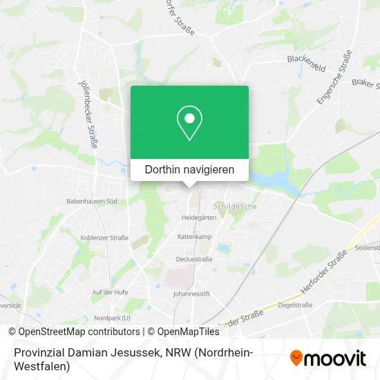 Provinzial Damian Jesussek Karte