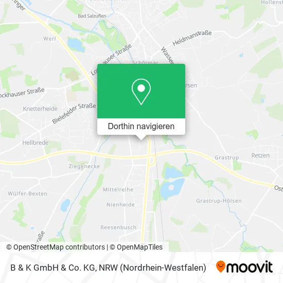 B & K GmbH & Co. KG Karte