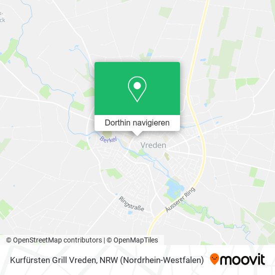 Kurfürsten Grill Vreden Karte