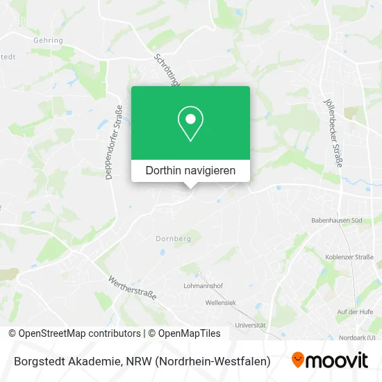 Borgstedt Akademie Karte