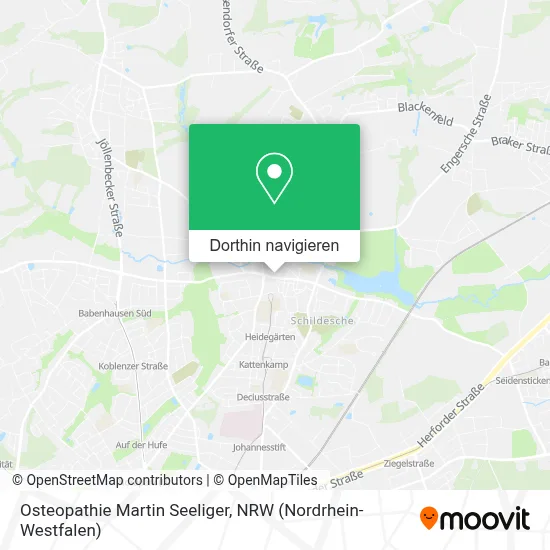 Osteopathie Martin Seeliger Karte