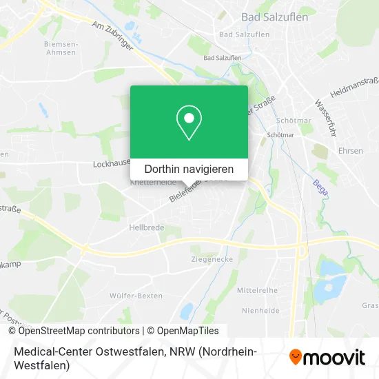 Medical-Center Ostwestfalen Karte