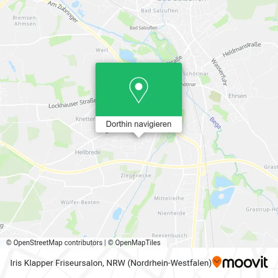 Iris Klapper Friseursalon Karte