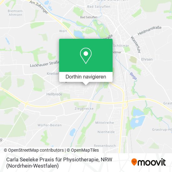 Carla Seeleke Praxis für Physiotherapie Karte