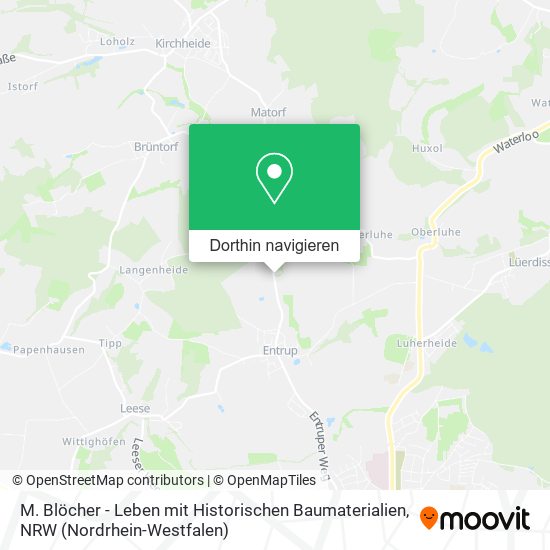 M. Blöcher - Leben mit Historischen Baumaterialien Karte