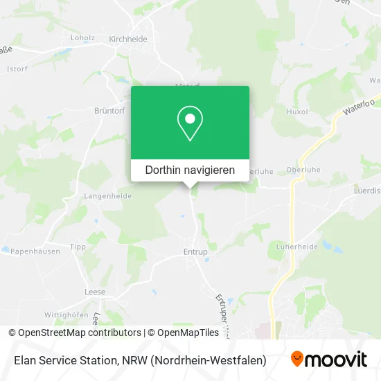 Elan Service Station Karte