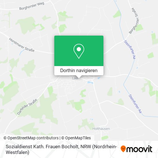 Sozialdienst Kath. Frauen Bocholt Karte
